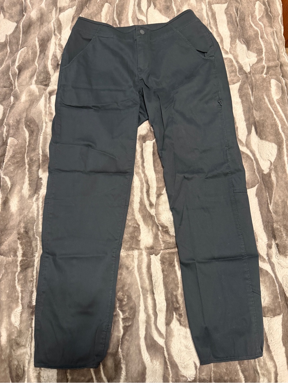 Mountain Hardwear Womens 4 pants kentro cord corduroy Pockets Teal Blue